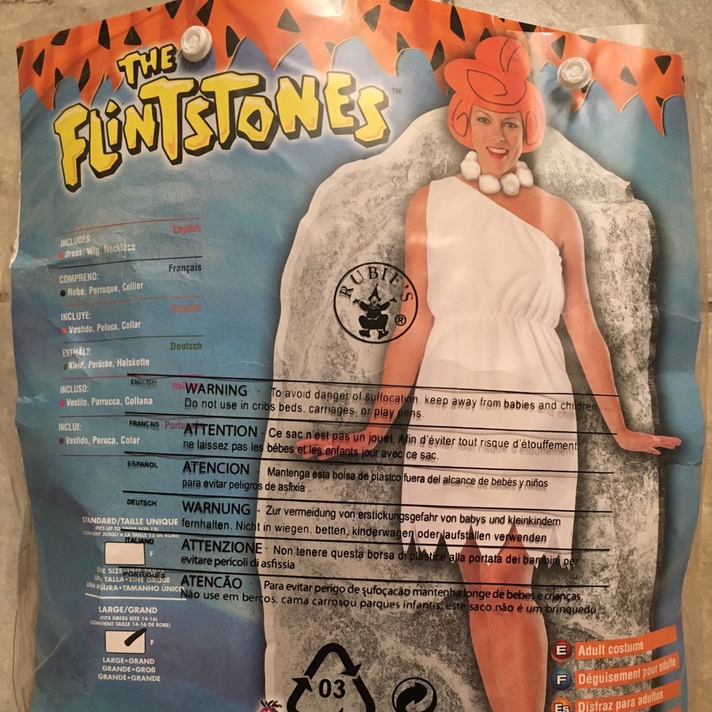 Wilma Flinstone Costume